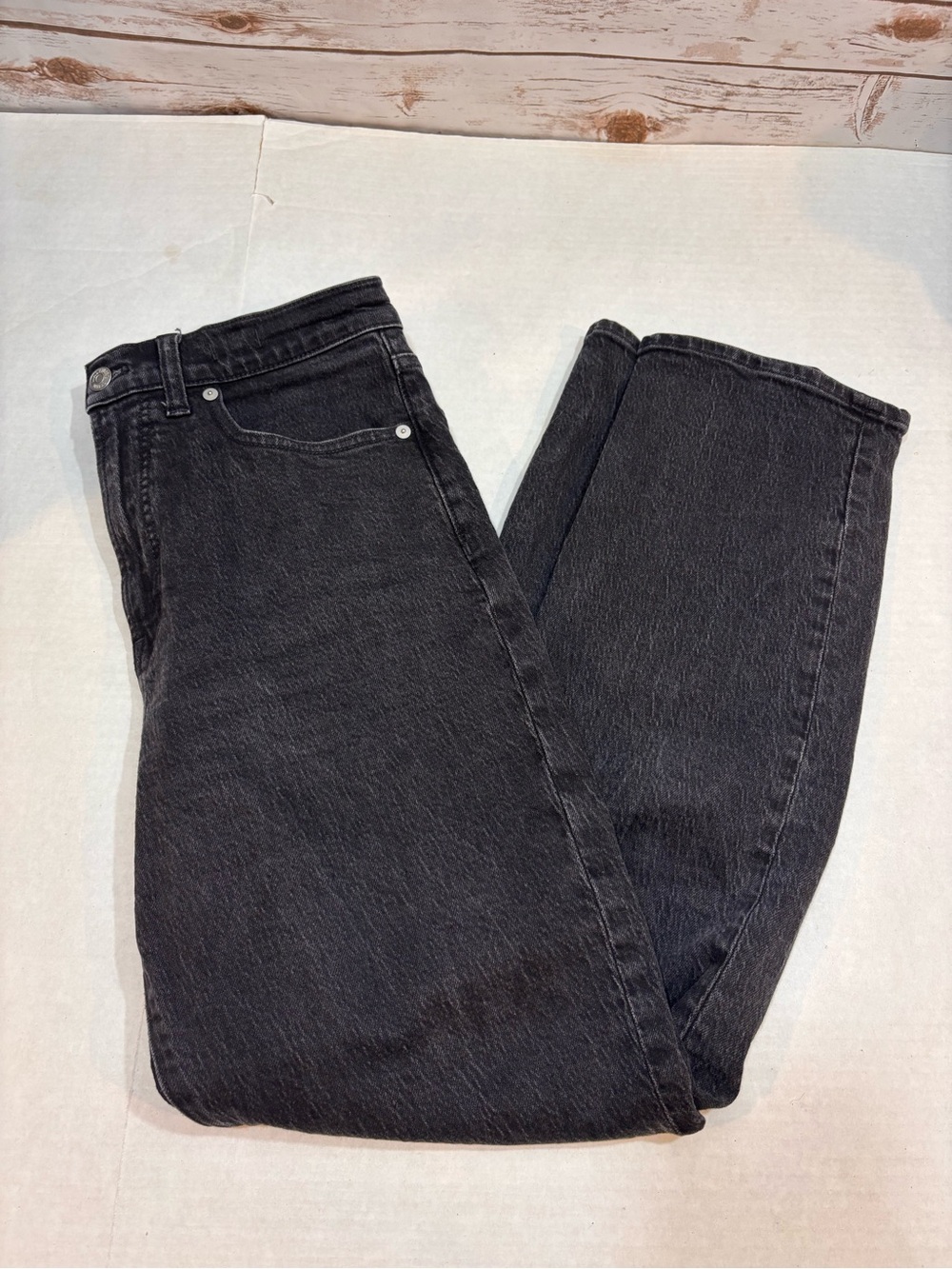 Madewell Women's Black 90s Straight-Leg Jeans